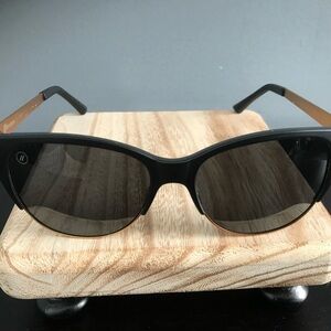 Blenders Americano Starlet Polarized Black & Gold Sunglasses